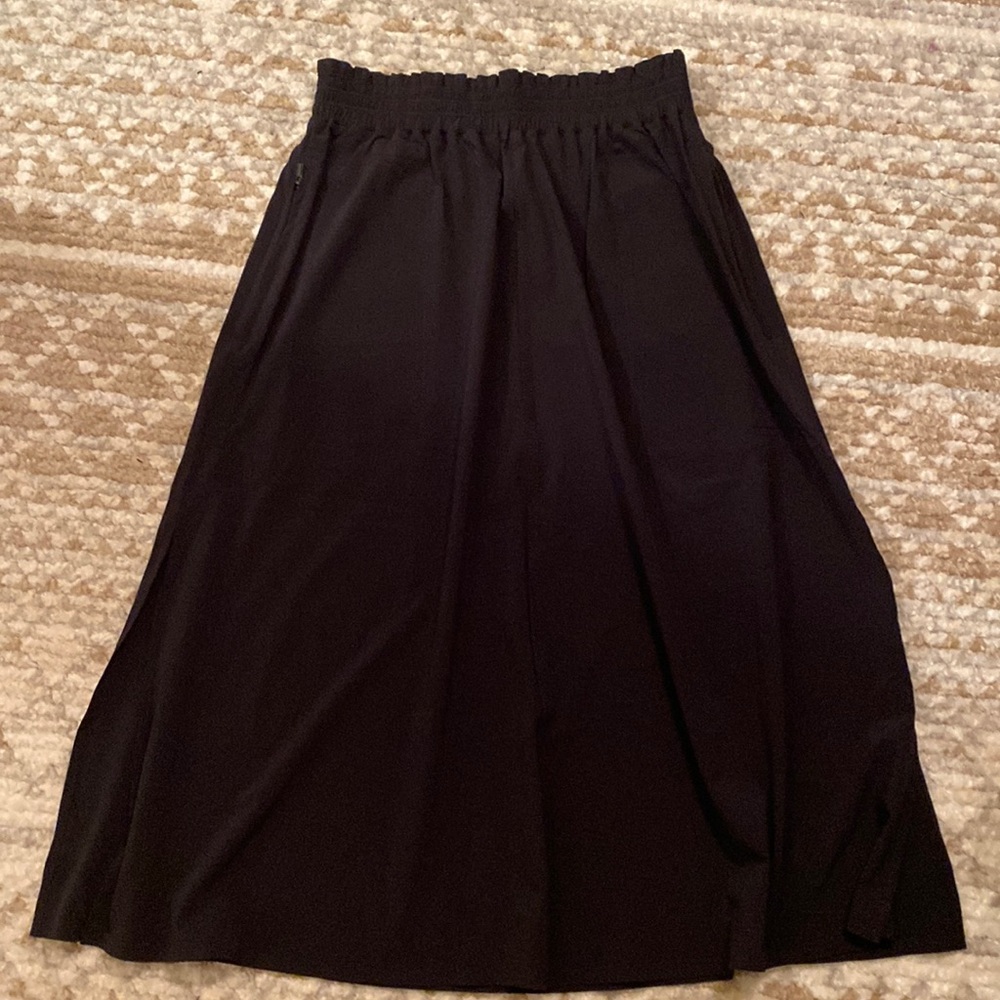 Athleta Black Midi Skirt